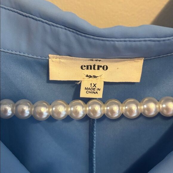 Entro blue dress size 1x - Picture 5 of 6